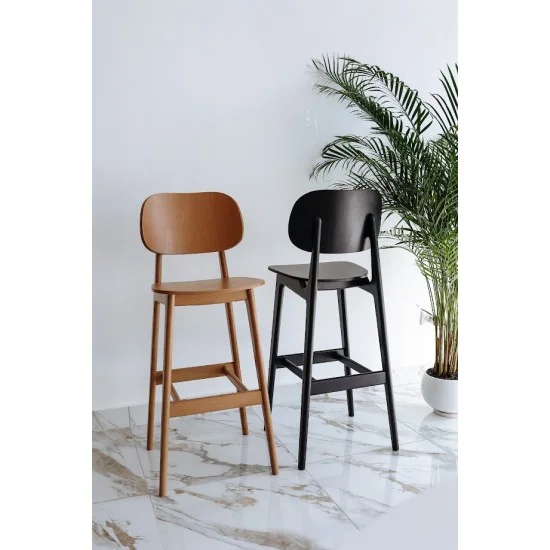 Барное кресло LULA Bar Натуральный каркас 16