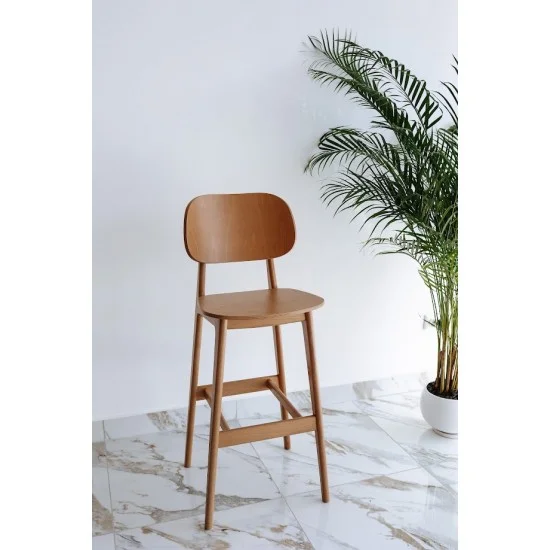 Барное кресло LULA Bar Натуральный каркас 13