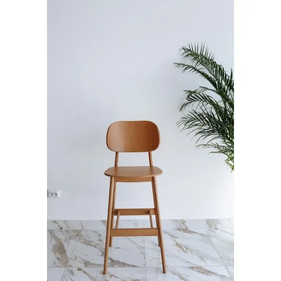 Барное кресло LULA Bar Натуральный каркас 14