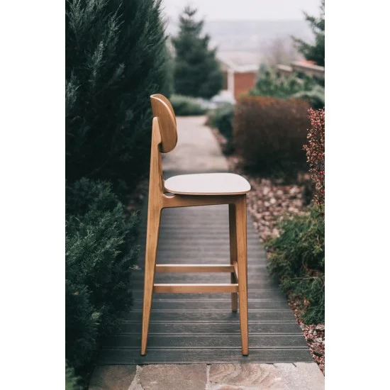 Барное кресло LULA Bar Натуральный каркас 8