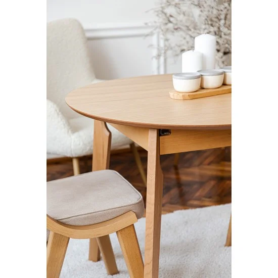 Стол обеденный раскладной MARS 75x100(140) Натуральный 6