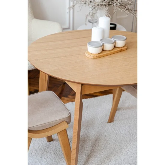 Стол обеденный раскладной MARS 75x100(140) Натуральный 7