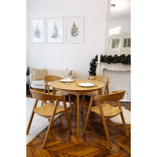 Стол обеденный раскладной MARS 75x100(140) Натуральный 10