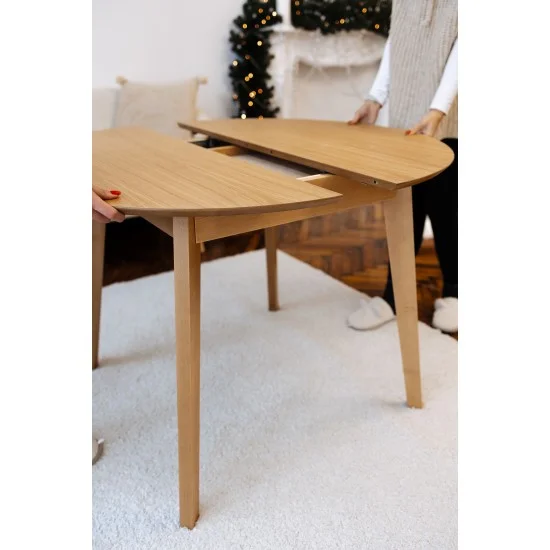 Стол обеденный раскладной MARS 75x100(140) Натуральный 15