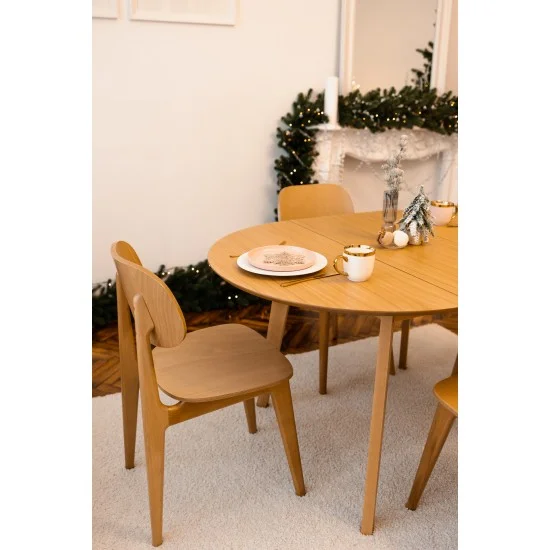 Стол обеденный раскладной MARS 75x100(140) Натуральный 21