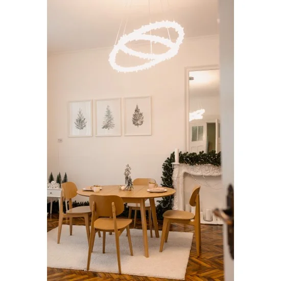 Стол обеденный раскладной MARS 75x100(140) Натуральный 19