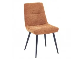 Стілець KIWI Чорний каркас / Теракотова тканина