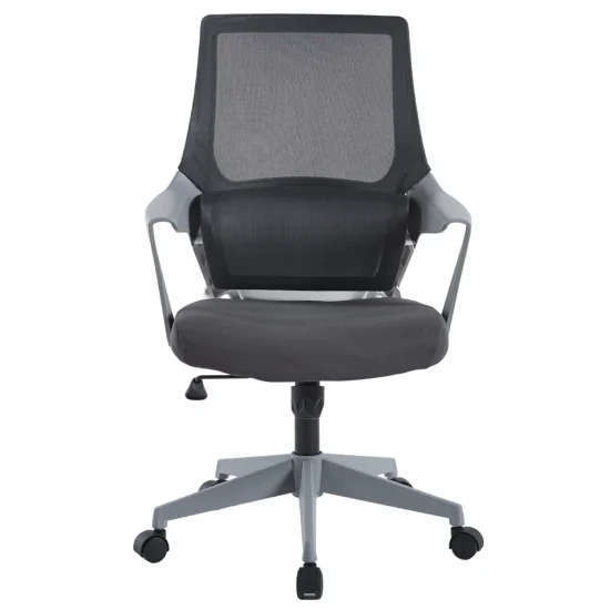 Крісло комп’ютерне ARON Сіре / Білий каркас 3