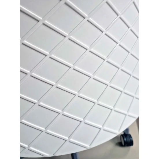 Крісло комп’ютерне ARON Сіре / Білий каркас 12