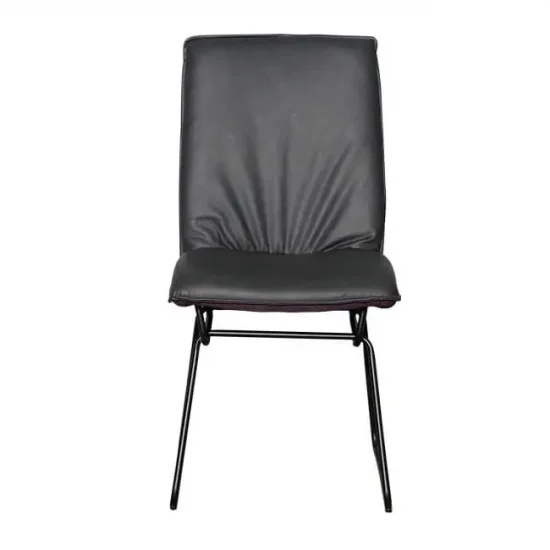 Стул Флер металл сиденье экокожа 46x64x90.5 Черный 2