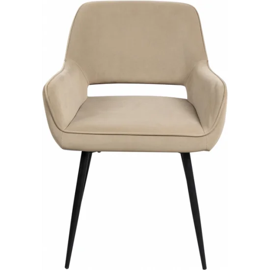 Стілець Сенс метал сидіння тканина 58,5x57,5x79,5 см Бежевий 2