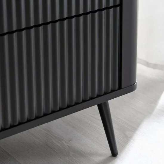 Комод Ланте / Lante з 6 шухлядами 6S/163 Чорний Ш163xВ81 см. 7