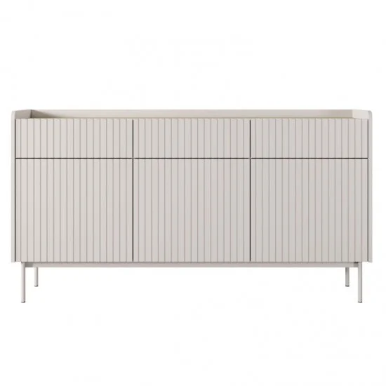 Комод Левел/Level 3-дверный с 3 ящиками 3D3S/153 Бежевый/дуб сканди Ш153xВ82 см. 2