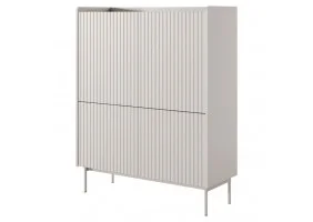 Комод високий Левел / Level 4-дверний 4D/103 Беж/дуб сканді Ш103xВ126 см.