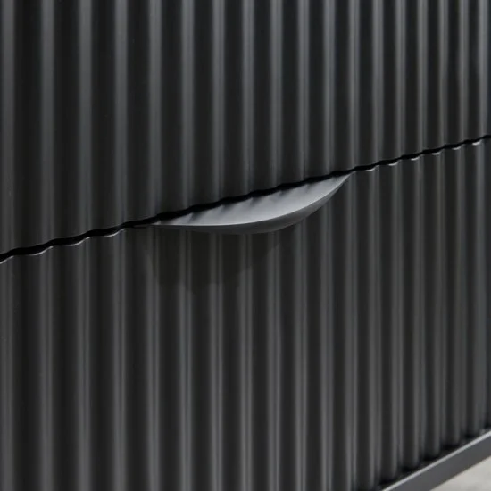 Стелаж Ланте / Lante 2S з 2 шухлядами Чорний Ш88xВ193 см. 9