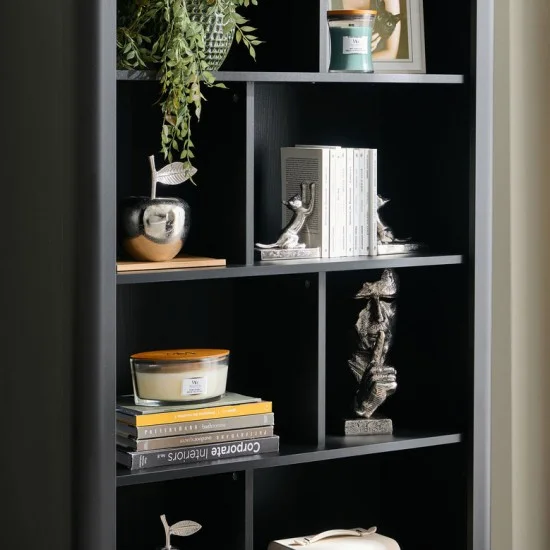 Стелаж Ланте / Lante 2S з 2 шухлядами Чорний Ш88xВ193 см. 12