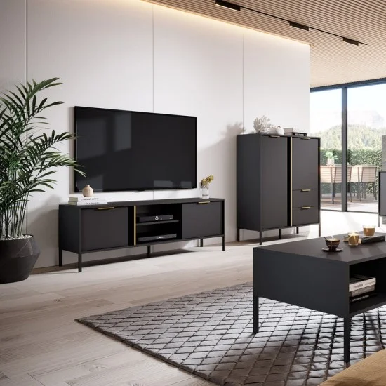 Стіл журнальний Ларс / Lars 97 Антрацит 97x60x45 см. 5