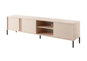 Тумба под телевизор Даст/Dast 3-дверная 3D/203 Бежевый Ш203xВ54 см.