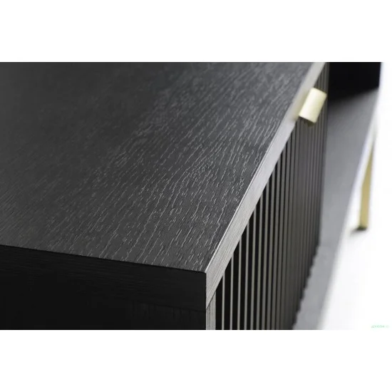 Тумба під телевізор Нова / Nova 1-дверна з 2 ящиками і чорними ніжками RTV154 Чорний 154х39х56 см. 7