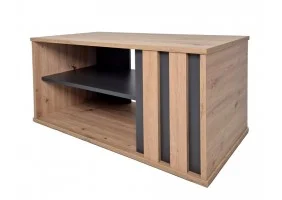 Журнальний столик T2 AD Антрацит / Дуб артізан 50 x 90 см.  