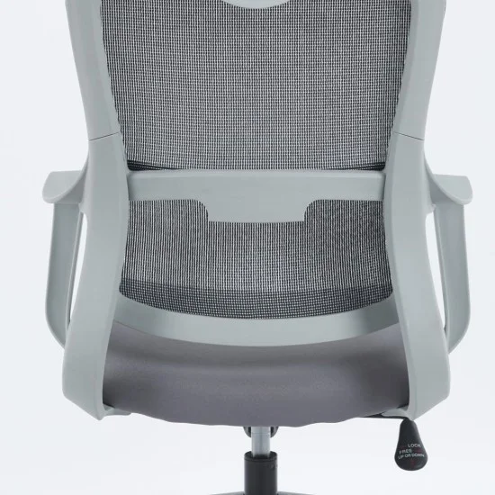 Кресло компьютерное JIM Серое / Серый каркас 8