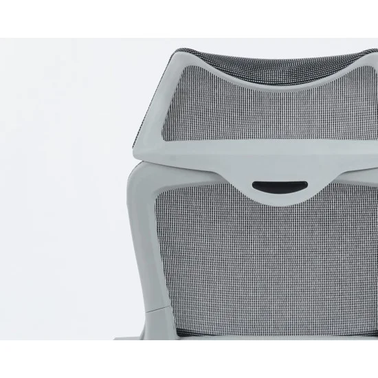 Кресло компьютерное JIM Серое / Серый каркас 7