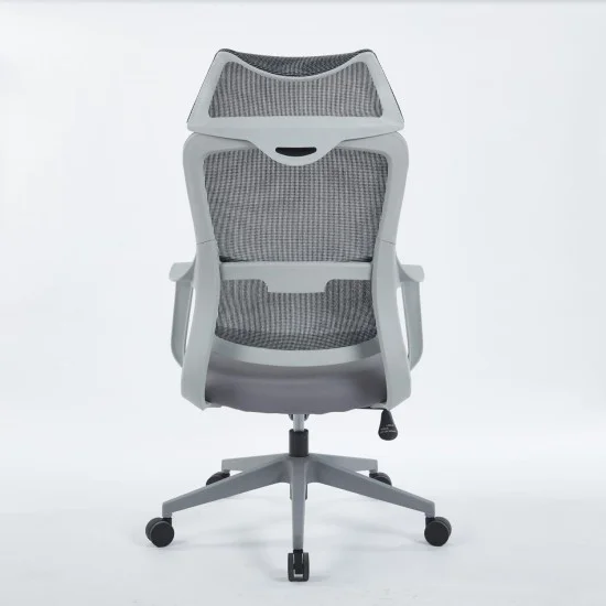 Кресло компьютерное JIM Серое / Серый каркас 4