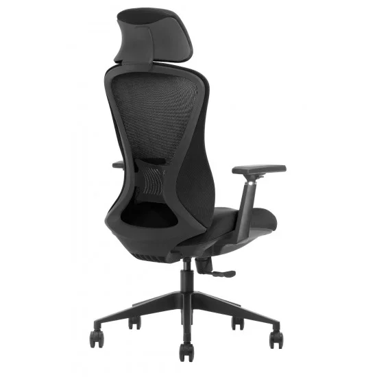 Крісло офісне MAGNUS LUX чорна тканина/чорний каркас 2