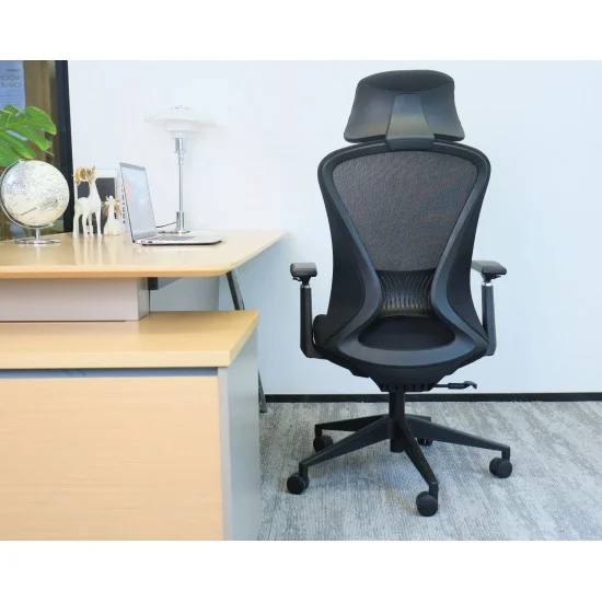 Крісло офісне MAGNUS LUX чорна тканина/чорний каркас 7