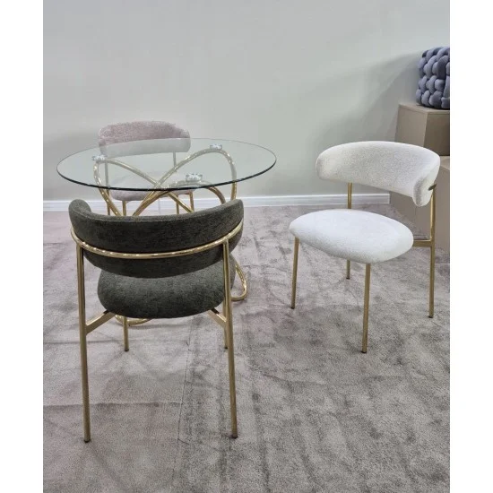 Стілець кухонний ELTON RAVEN золотий каркас / оливковий 78 ELTONRZLOL 7