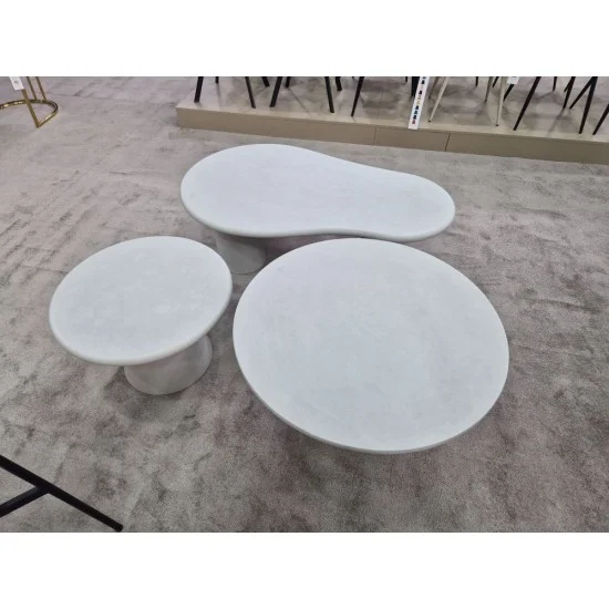 Журнальний столик ROSALIA світло-сірий d.80 ROSALIAJSZ 8