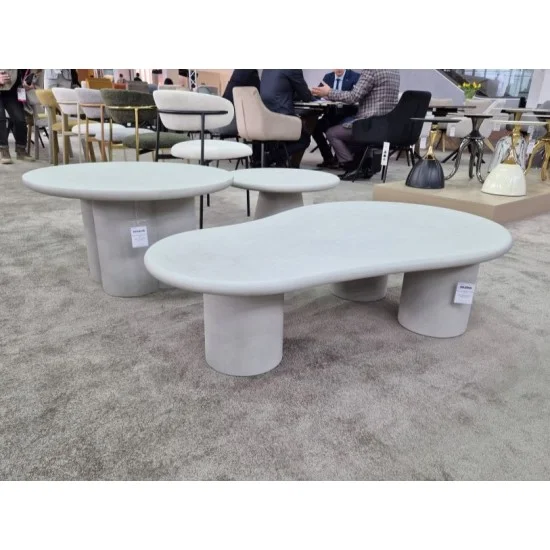 Журнальний столик ROSALIA світло-сірий d.80 ROSALIAJSZ 6