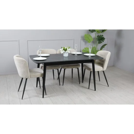 Стул КЛИФ металл сиденье ткань 50x57x82 см Серый 4