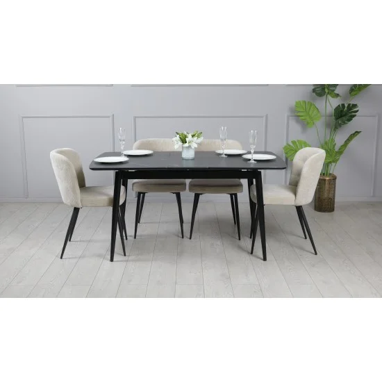 Стул КЛИФ металл сиденье ткань 50x57x82 см Серый 5