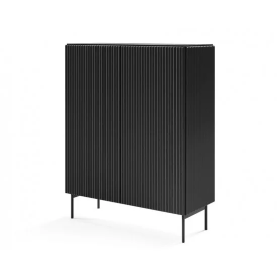 Комод высокий Мути / Muti 2D/98 2-дверный Черный 1