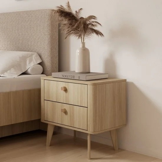 Тумба прикроватная Вики / Viki 2S с 2 ящиками Дуб бариста 1