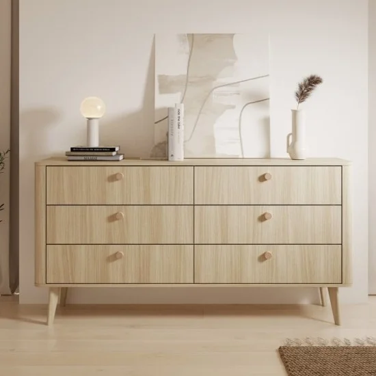 Комод Вікі / Viki 6S/163 з 6 шухлядами Дуб бариста 1