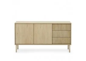 Комод Таво / Tavo 2D3S/153 2-дверный с 3 ящиками Дуб кремона