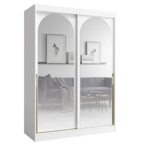 Шкаф-купе MODIN 150 150х215х65 белый / золотой