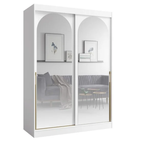 Шкаф-купе MODIN 150 150х215х65 белый / золотой 1
