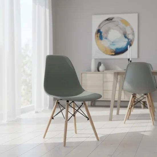 Стул Intarsio Eliot Светло-серый (ELIOTLG) 10