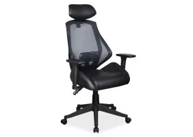 Кресло офисное поворотное Q-406 Черный OBRQ406C