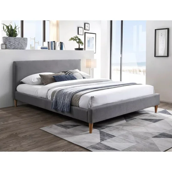 Двуспальная кровать Acoma 160X200 Серый ACOMA160SZD1 2