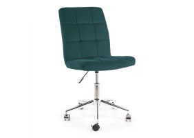 Компьютерное кресло поворотное Q-020 VELVET зеленый BLUVEL 78 OBRQ020VZ