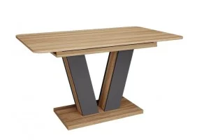 Стол обеденный раскладной Torino 140(180)x80 Блэквуд Ячменной / Графит