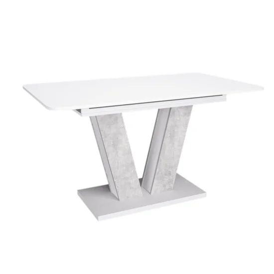 Стіл обідній розкладний Torino 140(180)x80 Біла Аляска / Індастріал 2