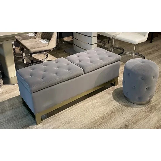 Лавка Арчи серая 9