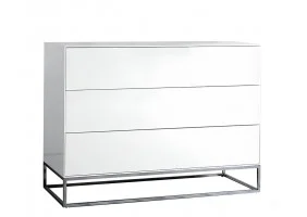 Комод Шайн білий глянець 110x45x82 см.