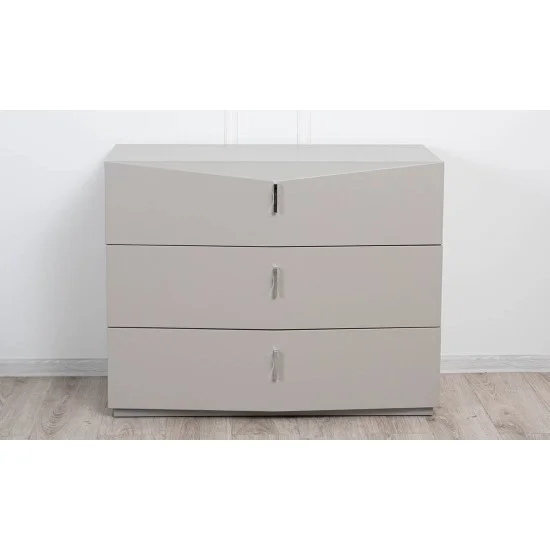 Комод Сієна сірий мат 99x53x77 см. 3