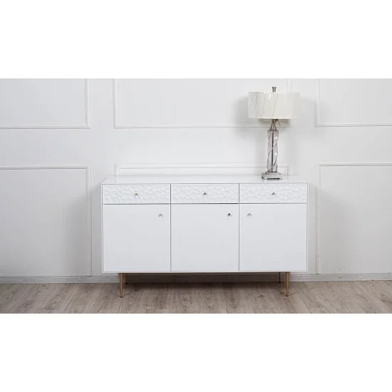 Буфет Аляска білий 89x159x45 см. 4